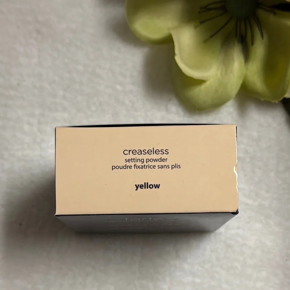 Tarte Creaseless Loose Setting Powder In Yellow Full Size New In Box Authentic